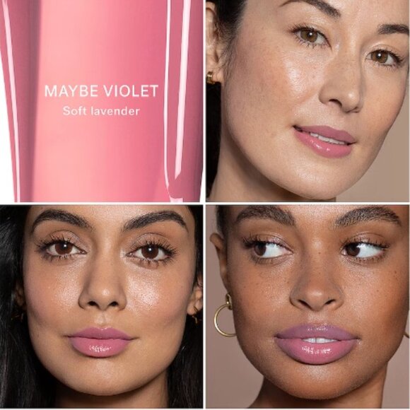 NIB ILIA Balmy Gloss Tinted Lip Oil – Maybe Violet (Clean Beauty) - Picture 3 of 9